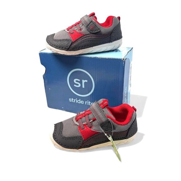 Stride Rite SM Kylo 2.0 Supportive Leather Mesh Sneakers Toddler 6 Soft Motion - Picture 9 of 10